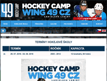 Tablet Screenshot of hockey-camp.eu